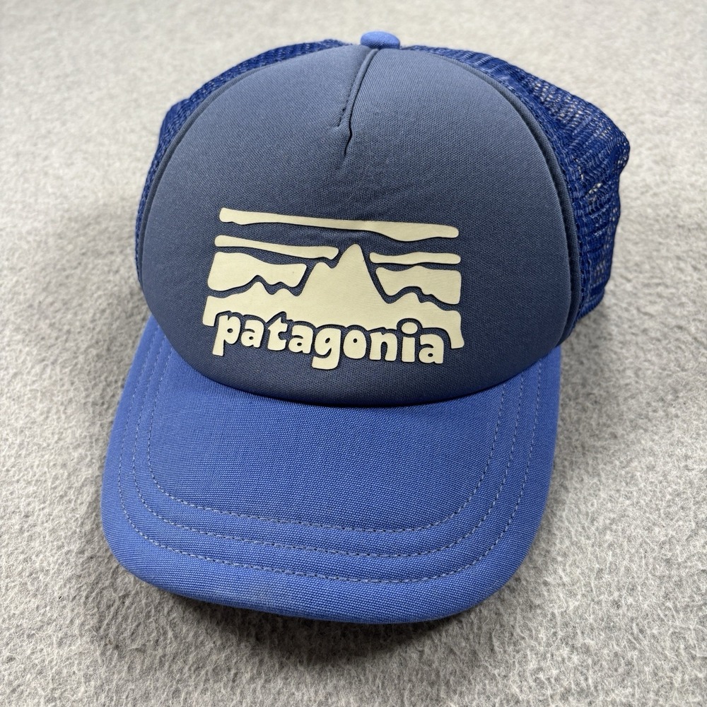 Patagonia Fitz Roy Rambler Interstate Snapback Trucker Hat / Cap‎ - Blue